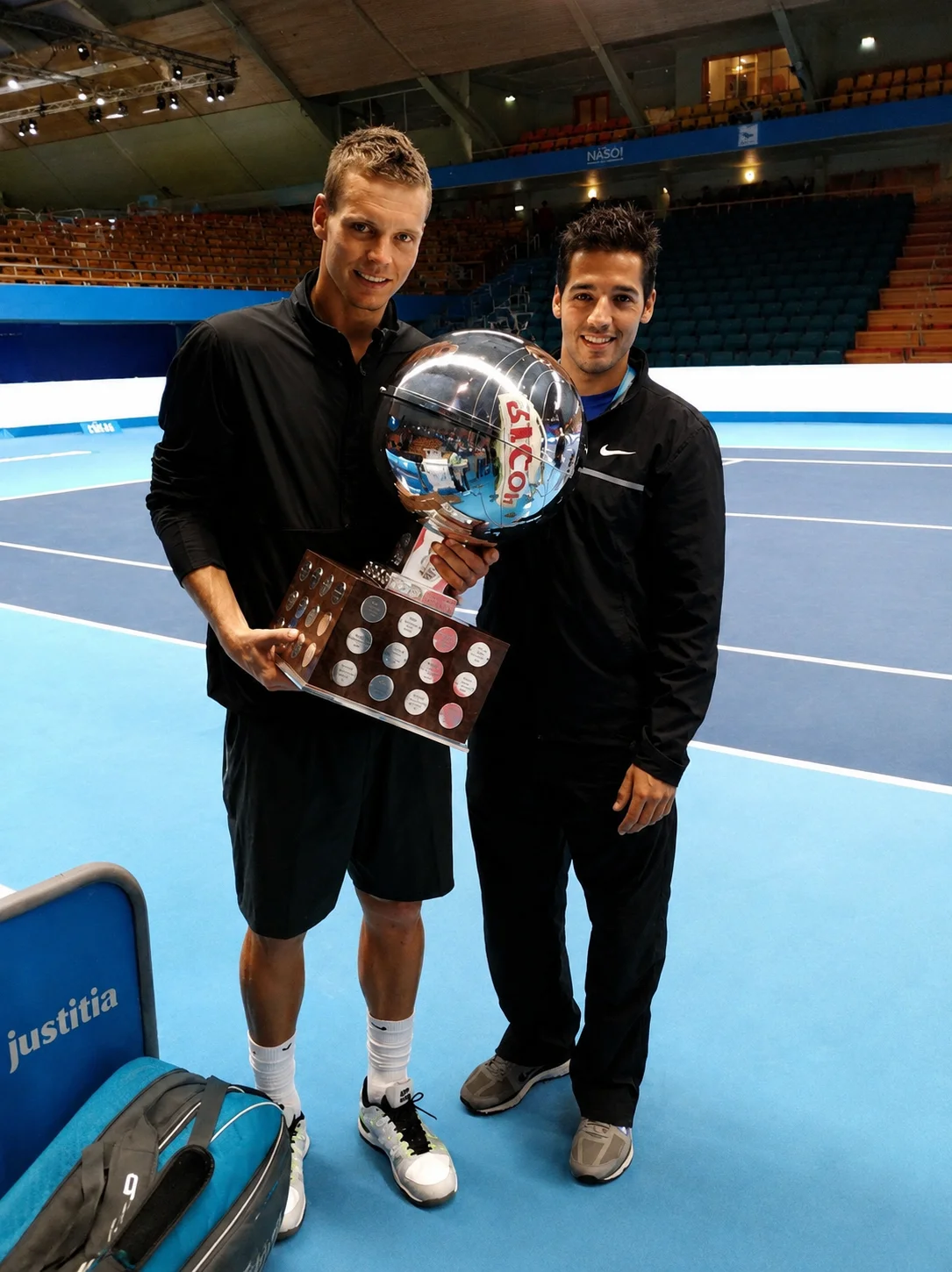 Stockholm Open 2012 · Con Tomas Berdych, campeón del torneo